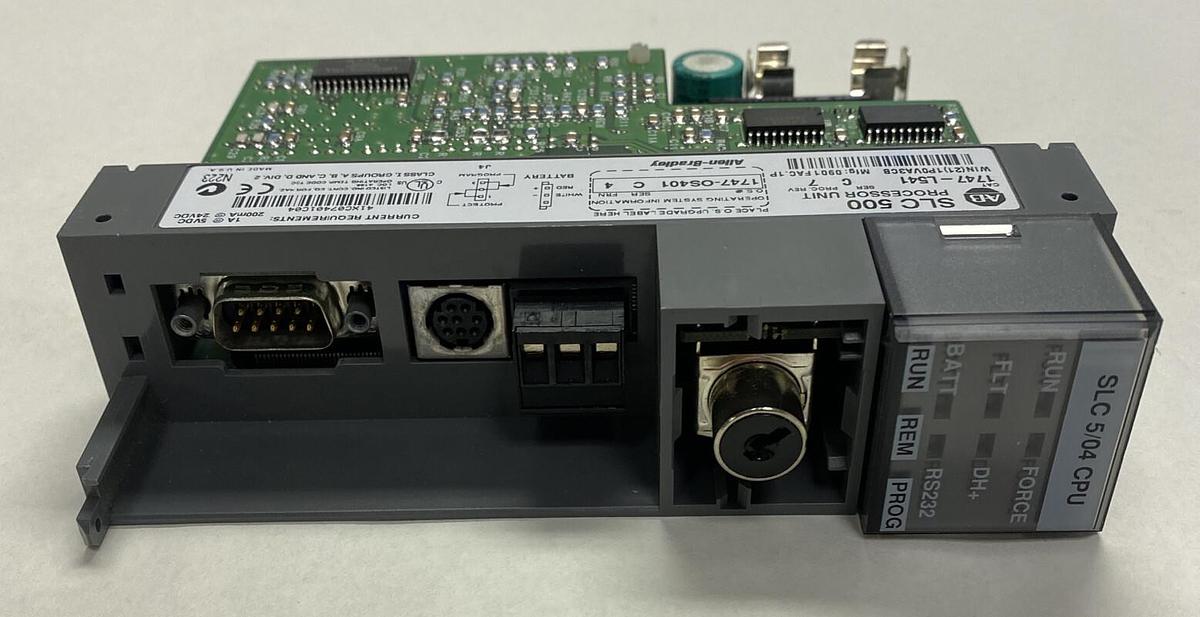 Used ALLEN BRADLEY,1747-L541,SER C PROC. REV 7 PROCESSOR UNIT 1747-OS401 SER C FRN 4