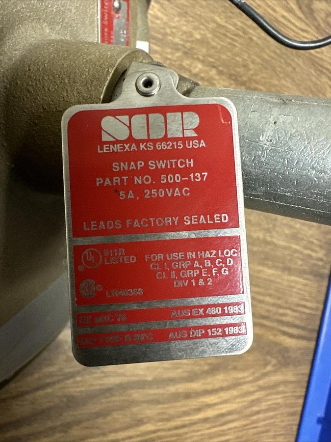 Used Static O Ring,I07EL-EG12-P1-FOA,Differential Pressure Switch