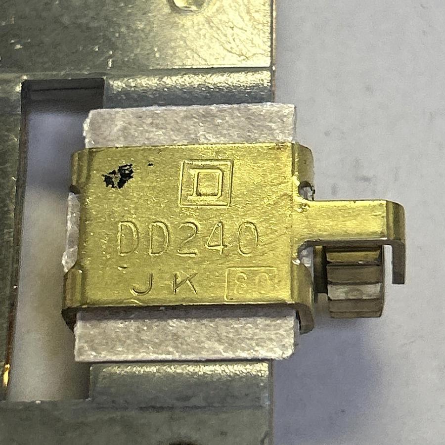 Used SQUARE D,DD240,THERMAL OVERLOAD HEATER ELEMENT LOT OF 3