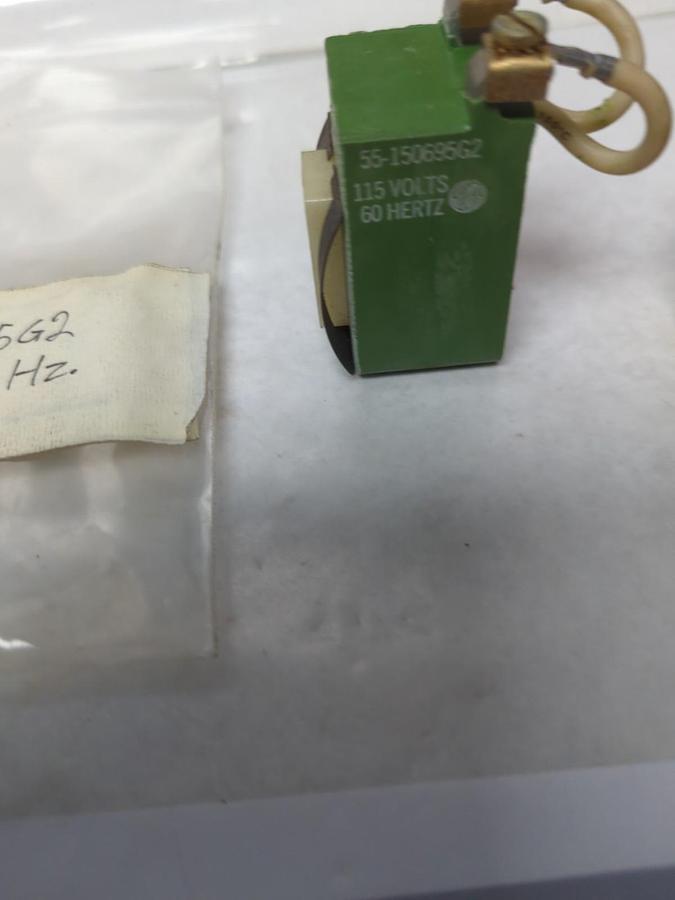 Used GENERAL ELECTRIC,55150695G2,COIL 115V 60HZ LOT OF 2 PRE-OWNED