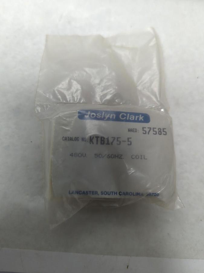 JOSLYN CLARK,KTB175-5,MAGNETIC COIL 480V 50/60HZ NOS