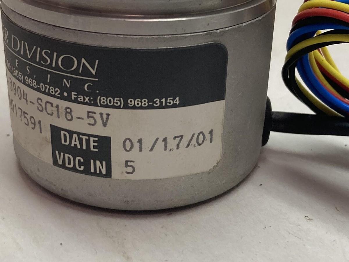 Used BEI,H20EB-25-F28-SS-500-AB-3904-SC18-5V,Encoder