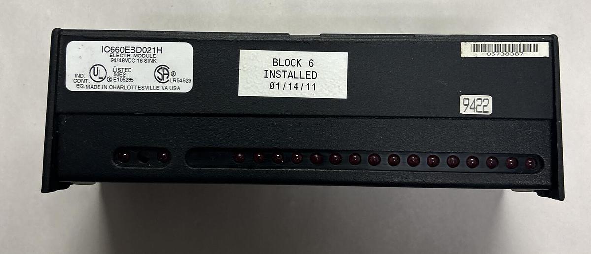 Used GE FANUC,IC660EBD021H,ELECTRONIC MODULE