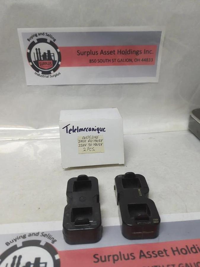 Used TELEMECANIQUE,G10C246,COIL 240V 60HZ/CY 220V 50HZ/CY PRE-OWNED