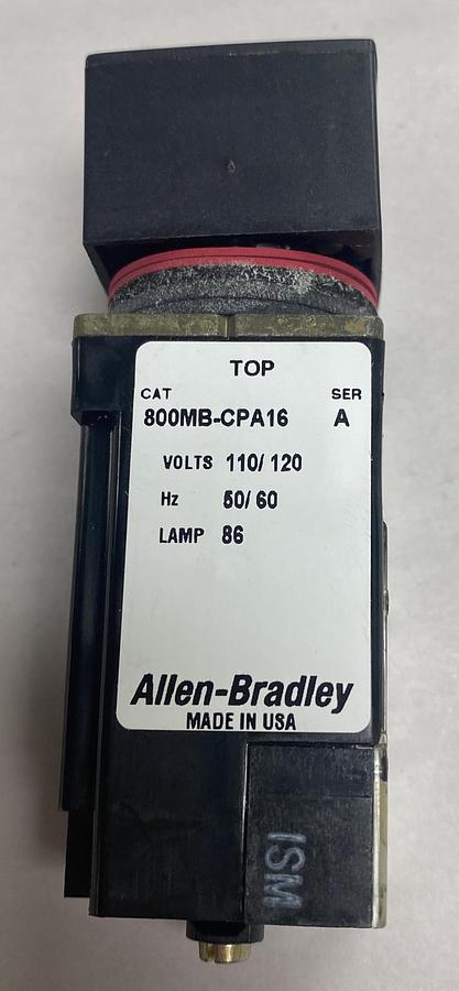 ALLEN BRADLEY,800MB-CPA16XA,Illuminated Push Button NOS
