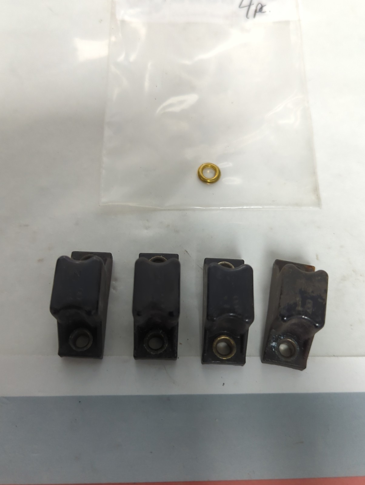 Used ALLEN BRADLEY,N18,THERMAL OVERLOAD PROTECTION HEATER ELEMENT LOT OF 4 PRE-OWNED