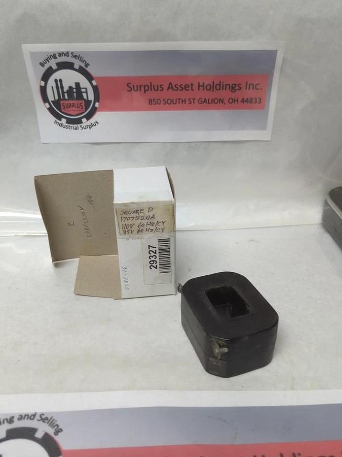 Used SQUARE D,1707 S1 20A,COIL 110V 60HZ/CY 115V 60HZ/CY PRE-OWNED