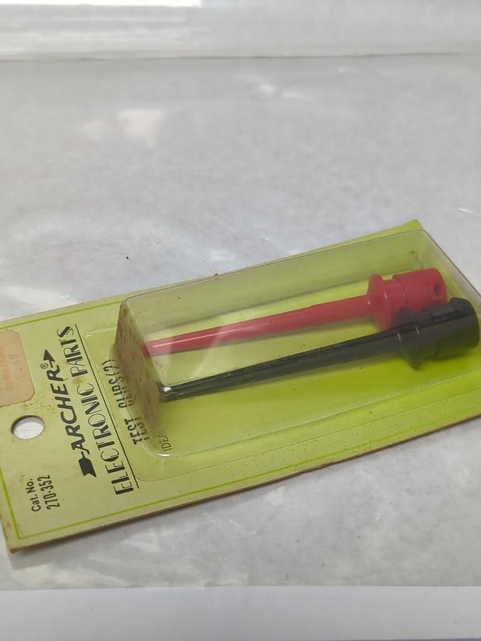 ARCHER,270-352,TEST CLIPS RED/BLACK NOS