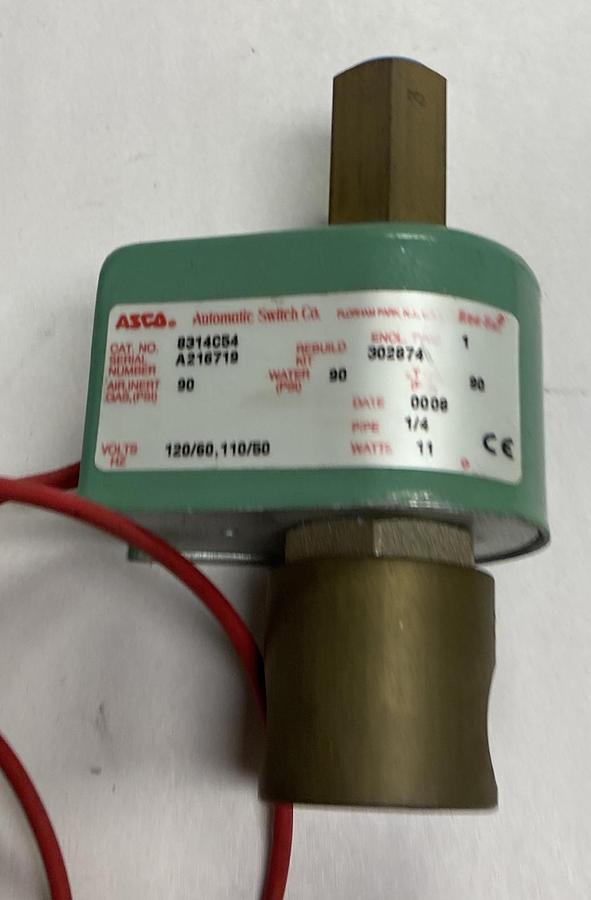 Asco,8314C54,Solenoid Valve 1/4 INCH 120V NOS