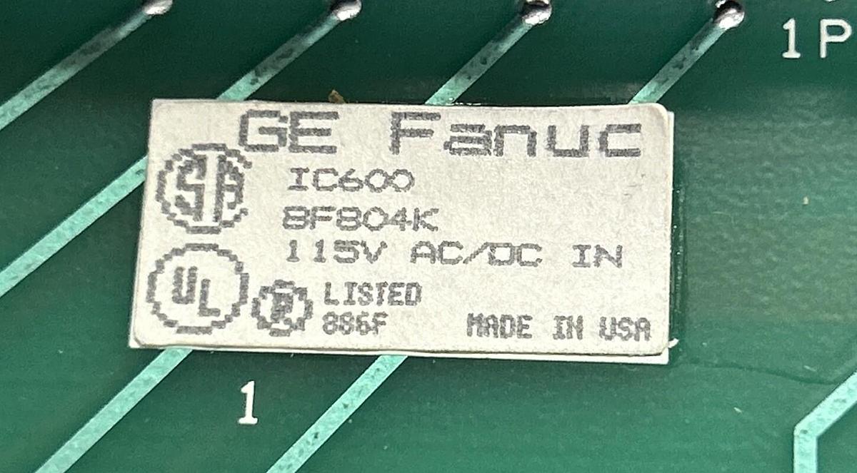 Used GE FANUC,IC600BF804K,INPUT MODULE NEW