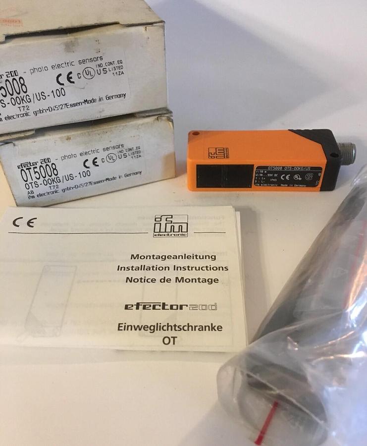 IFM Efector,QT5008,200 Through-Beam Sensor
