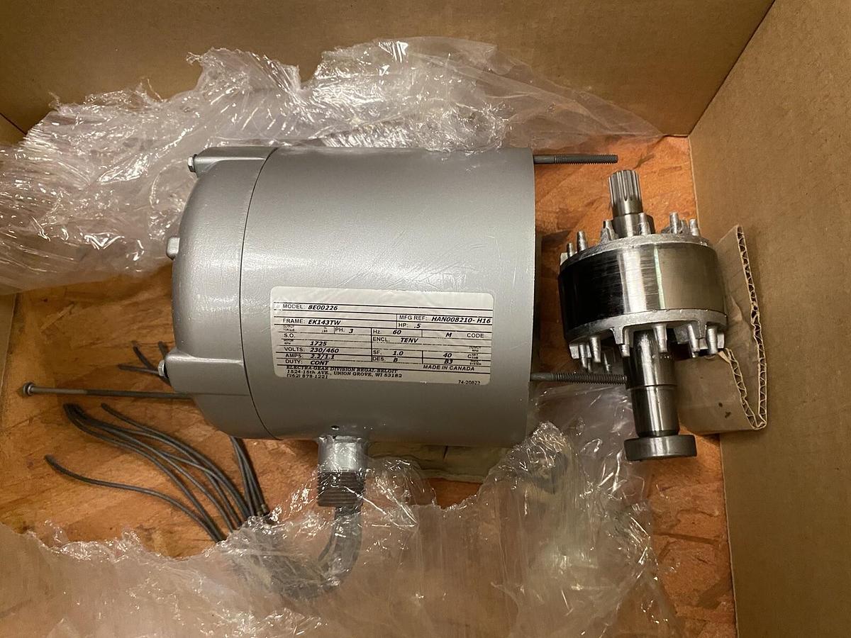 LEESON,8E00226,SLIP RING MOTOR, .5HP 1725RPM 230/460V FRAME EK143TW