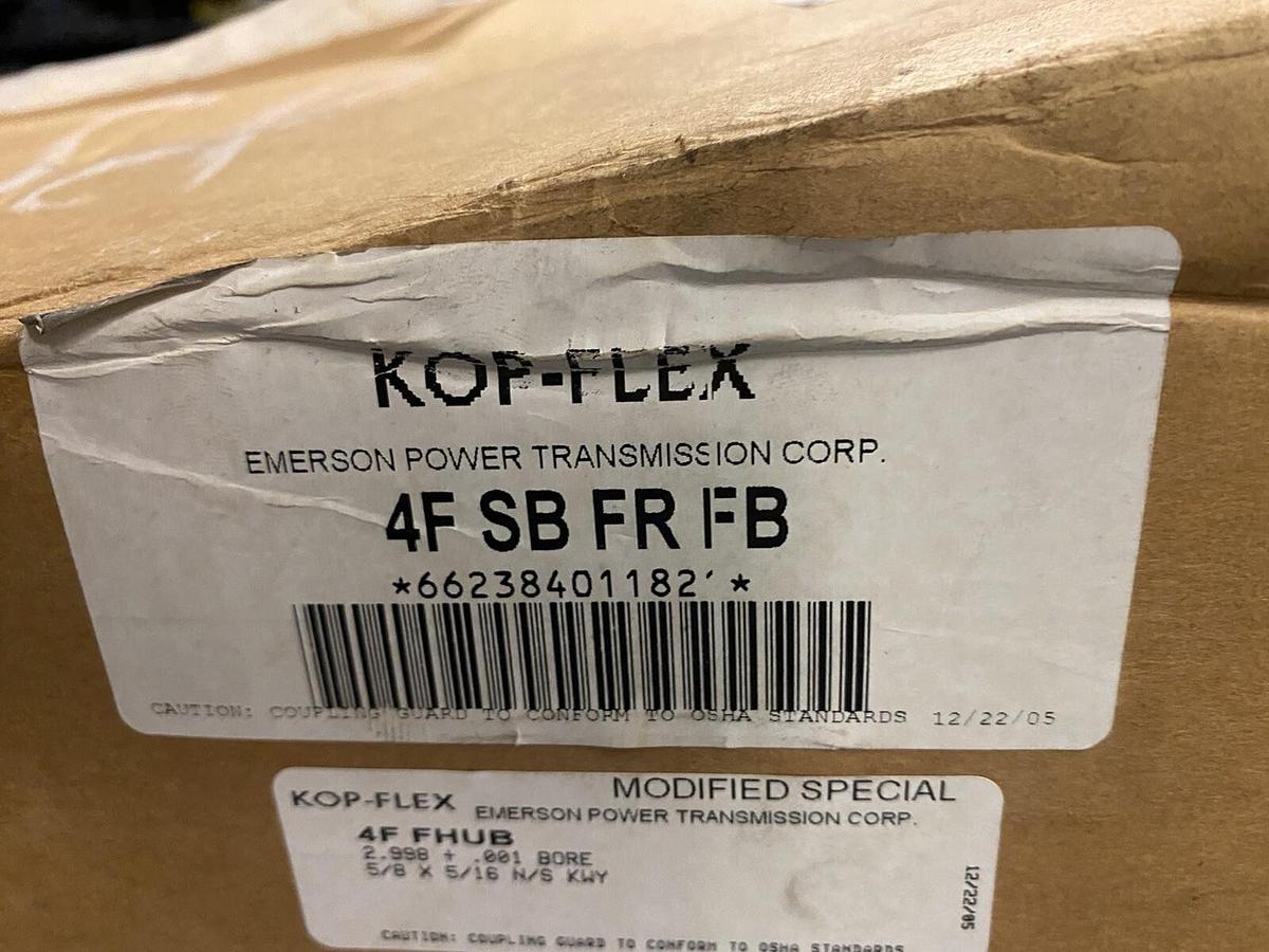 KOP-FLEX,4F-SB-FR-FB,HUB CONSISTS OF MODIFIED 4F-FHUB AND 4-SB-RHUB