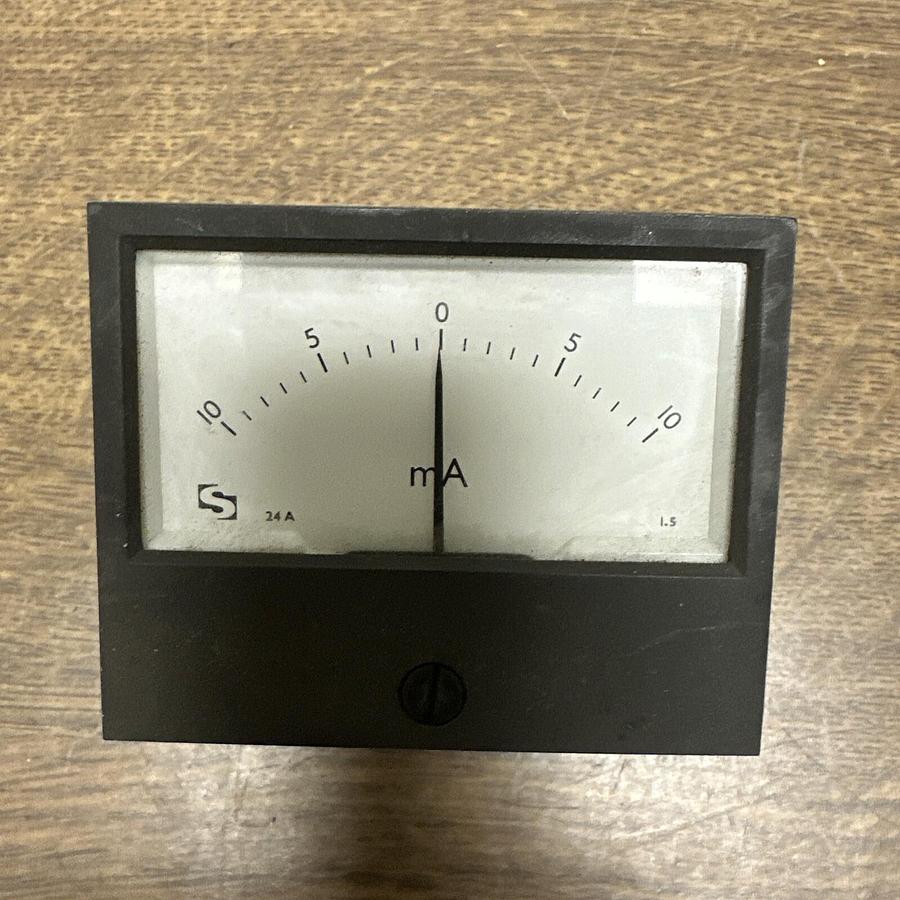 Used Sifam,10-0-10 MA,Analog Panel Meter