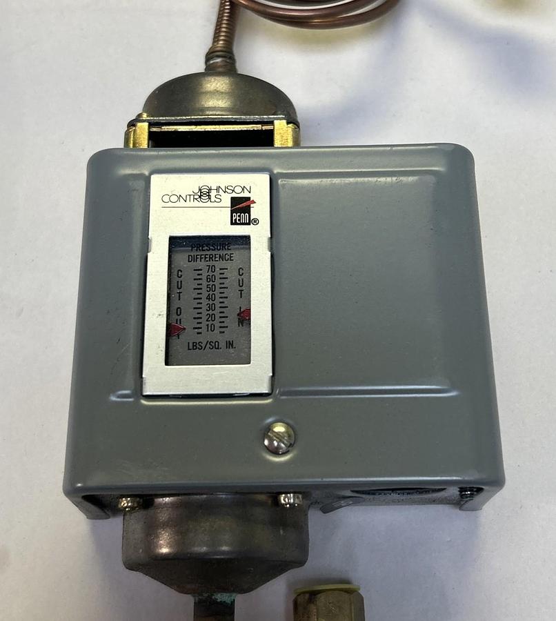 JOHNSON CONTROLS,P74BA-1C,DIFFERENTIAL PRESSURE CONTROL NOS