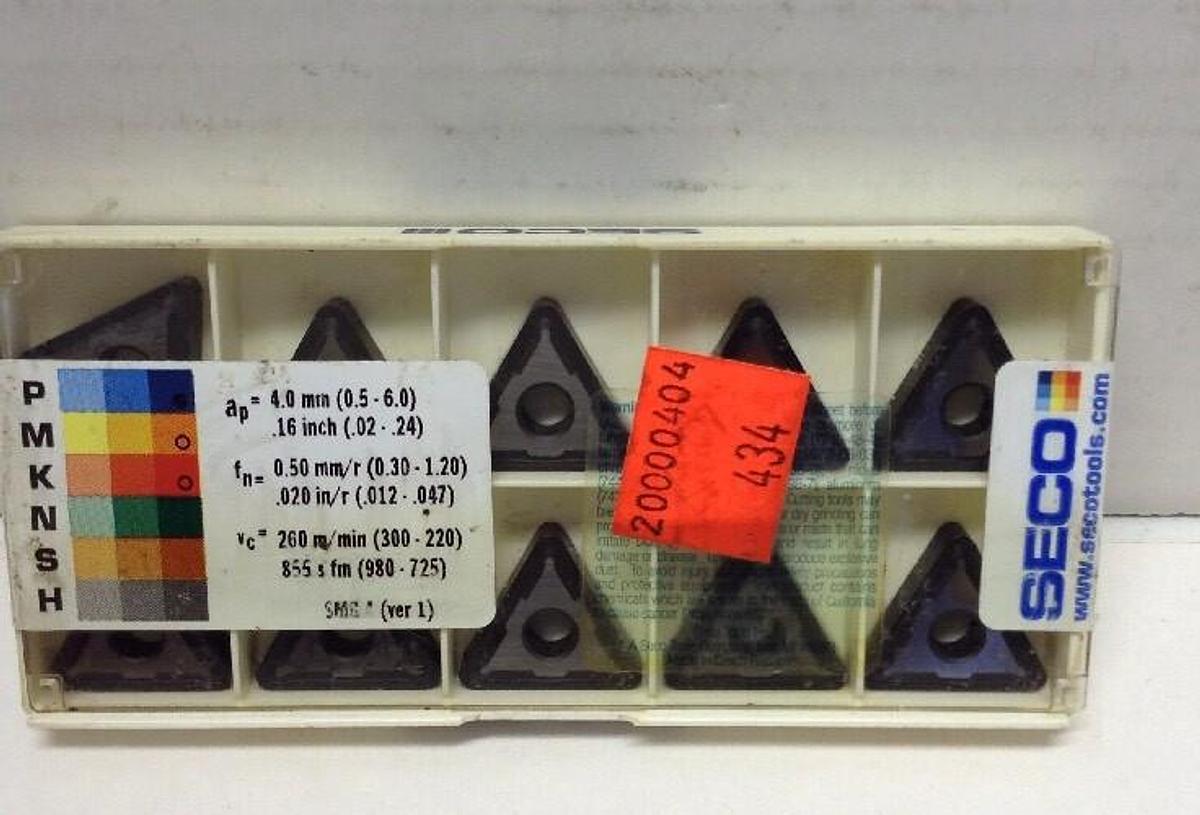 Seco,TNMG220416-M5 TP2501 EDP15974,TURNING INSERTS Duratomic Box of 10