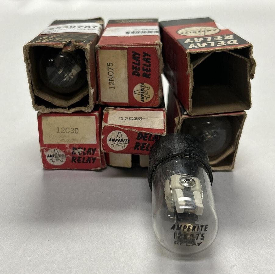 AMPERITE,12C30,DELAY RELAY LOT OF 6 NOS
