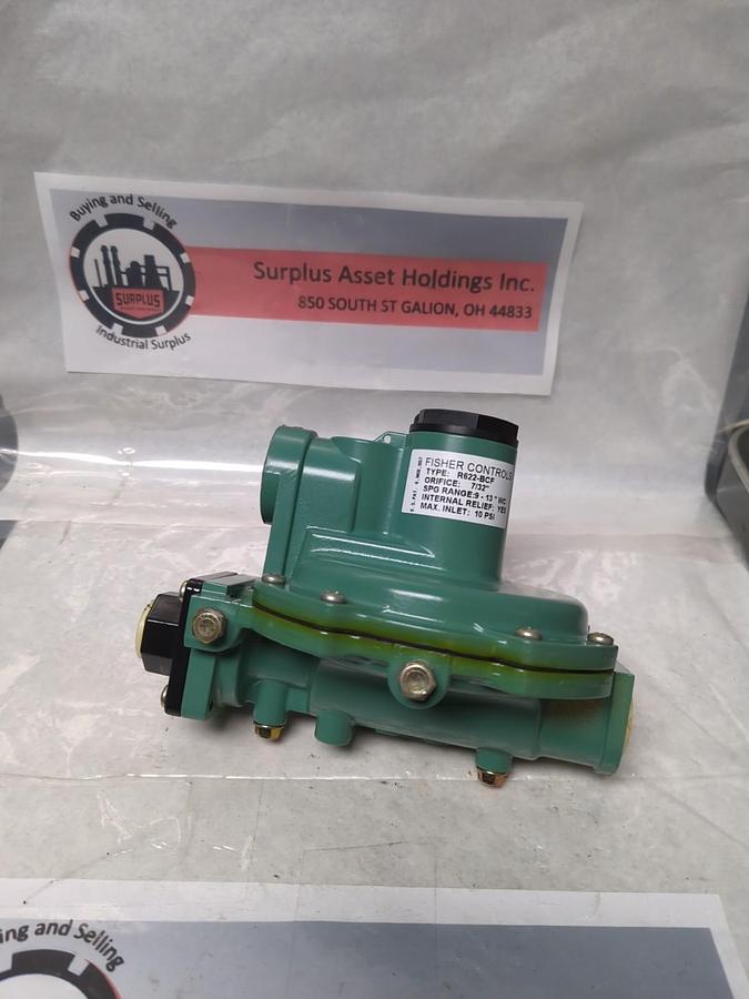 FISHER CONTROLS,R622-BCF,REGULATOR 10 PSI ORFICE 7/32 INCH NOS