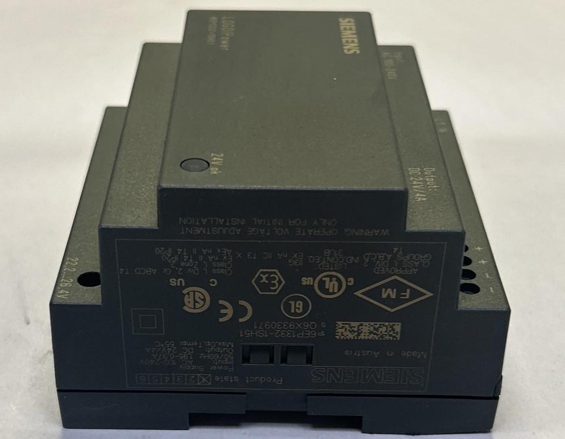 Used SIEMENS,6EP1332-1SH51,LOGO!POWER REGULATED POWER SUPPLY MODULE