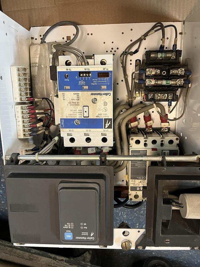 Used CUTLER HAMMER,W200M4CFC,SIZE 4 W/ 150A BREAKER MCC BUCKET