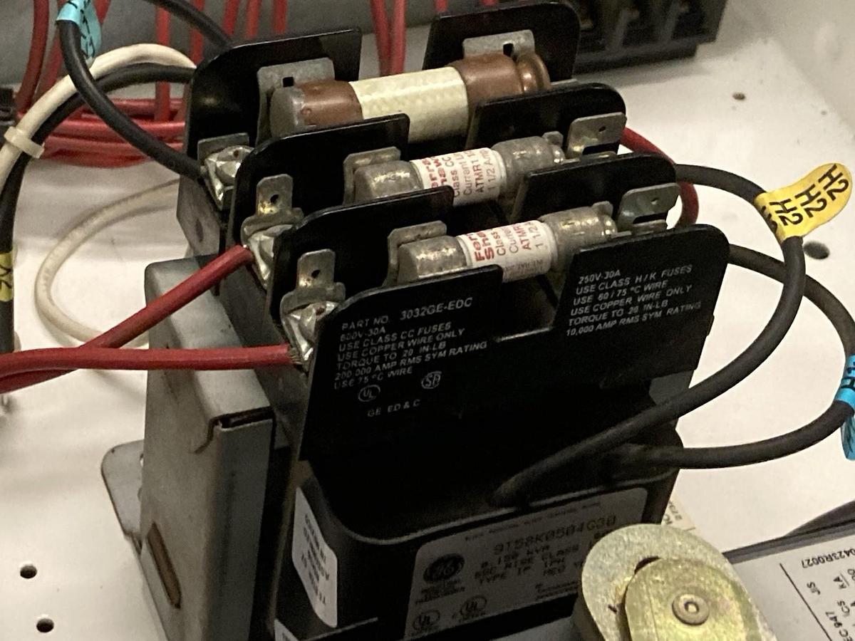 Used GE,FVR,Evolution 8000 Size 2 REVERSING Starter MCC Bucket BREAKER 60A