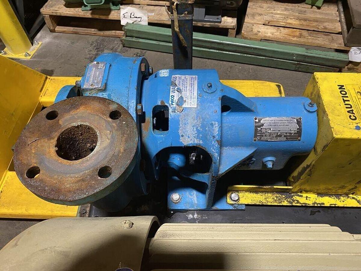 Used PACO,11-25957-E46L04,END SUCTION 2.5" CENTRIFUGAL PUMP 25HP GE MOTOR