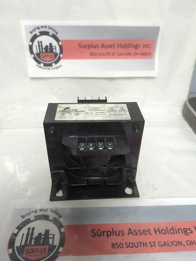Used ACME TRANSFORMER,TB-81215,INDUSTRIAL CONTROL TRANSFORMER 500VA 50/60HZ PRE-OWNED