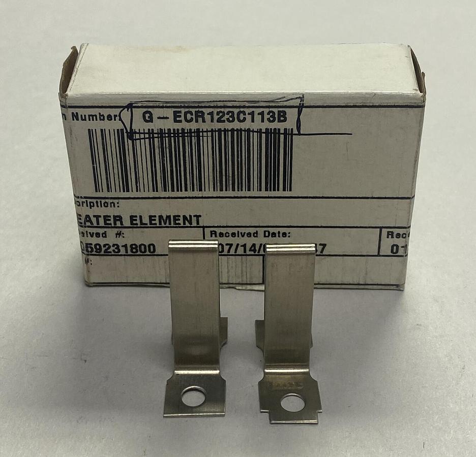 GENERAL ELECTRIC,CR123C113B,OVERLOAD THERMAL UNIT HEATING ELEMENT LOT OF 2 NOS
