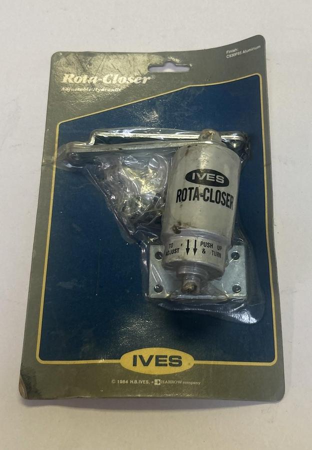 IVES ROTA-CLOSER,C930F65,ALUMINUM ADJUSTABLE HYDRAULIC NOS