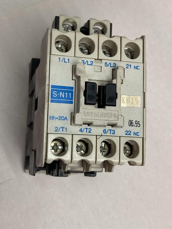 Used Mitsubishi,S-N11,Magnetic Contactor 20A