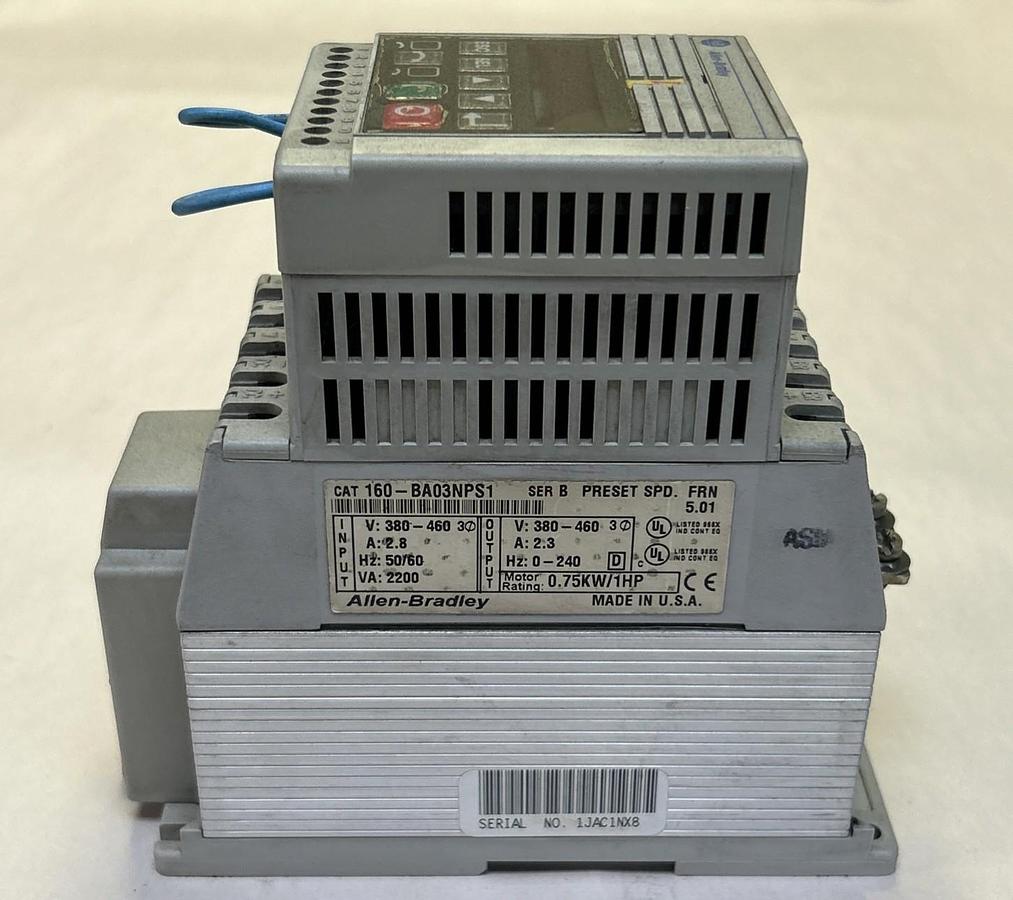 Used ALLEN BRADLEY,160-BA03NPS1,VARIABLE SPEED DRIVE