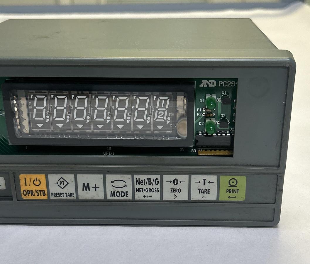 Used A&D,AD-4329,WEIGHING INDICATOR USED
