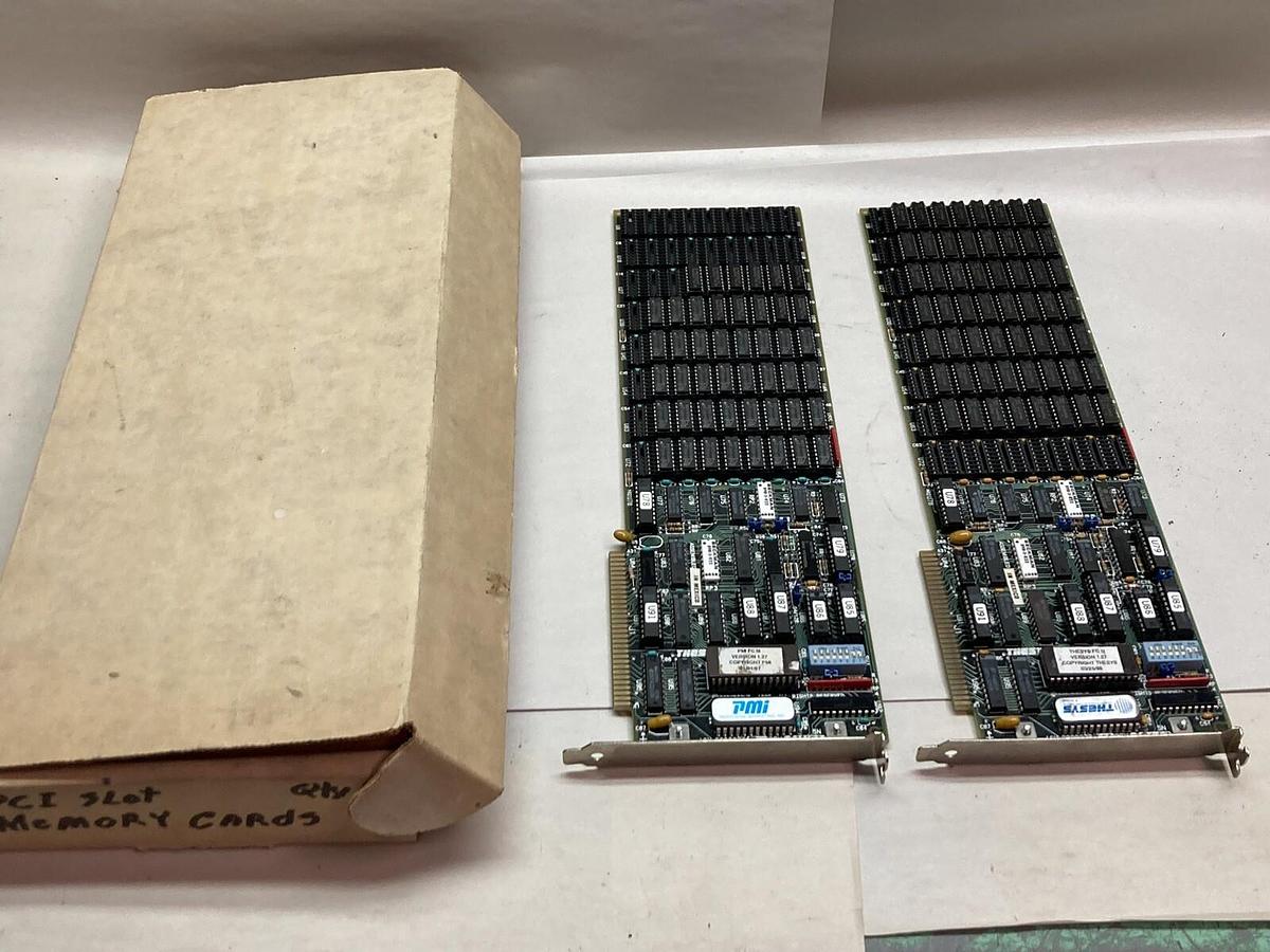 Tecmar,000373,PCI Slot Memory Card Rev B LOT OF 2
