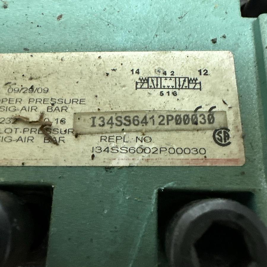 Used Numatics,I34SS6412P00030,Solenoid Valve
