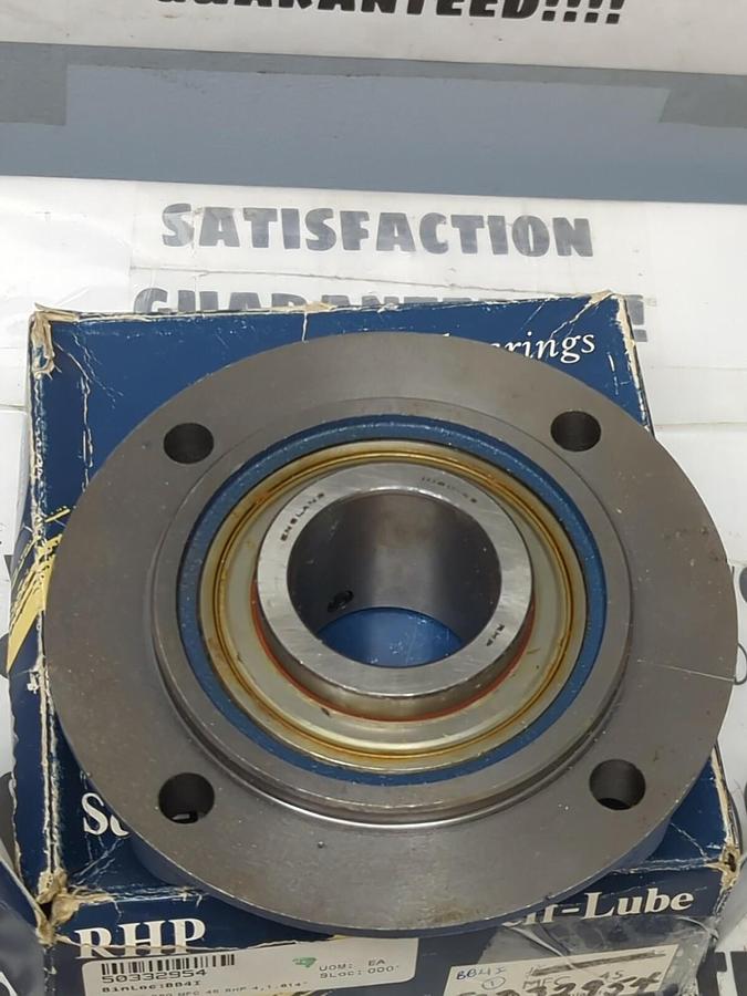 RHP,MFC 45,FLANGE MOUNT BEARING 4-BOLT BASE 45MM BORE NOS