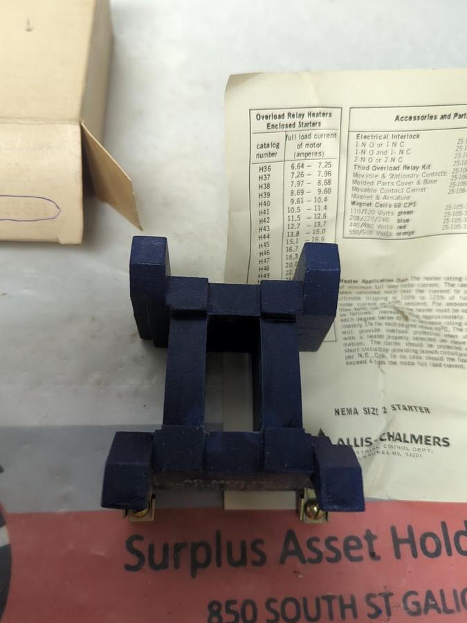 ALLIS CHALMERS,25-105-319-501,COIL KIT 208-230V 60CY NOS