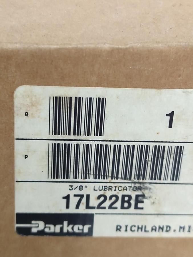 PARKER,17L22BE,3/8 INCH LUBRICATOR NOS