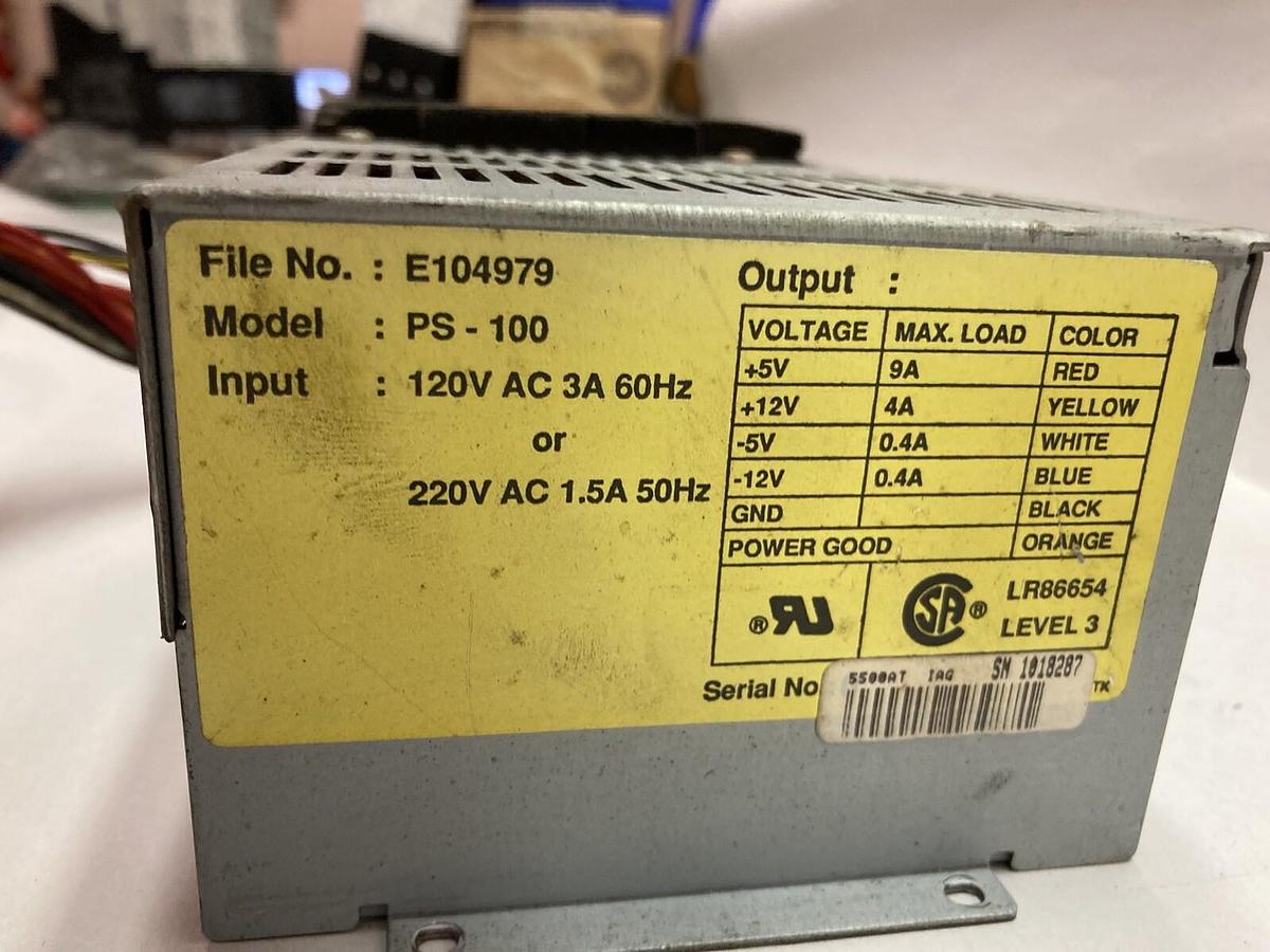 Used Unbranded,Model PS-100,Level 3 Power Supply 120/220V 3/1.5A 60/50Hz