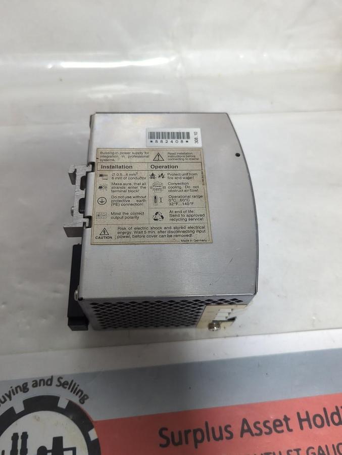 Used SOLA,SDN4-24-100,POWER SUPPLY 115/230VAC PRE-OWNED