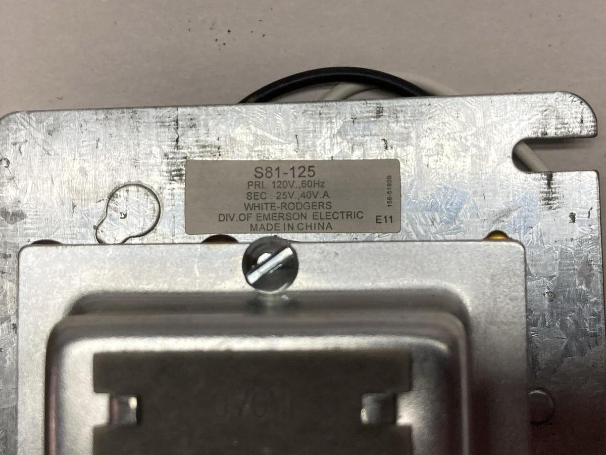 White-Rodgers,S81-125,Transformer 120V 60Hz