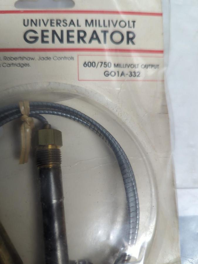 WHITE-RODGERS,GO1A-332,UNIVERSAL MILLIVOLT GENERATOR 600/750 MILLIVOLT OUTPUT