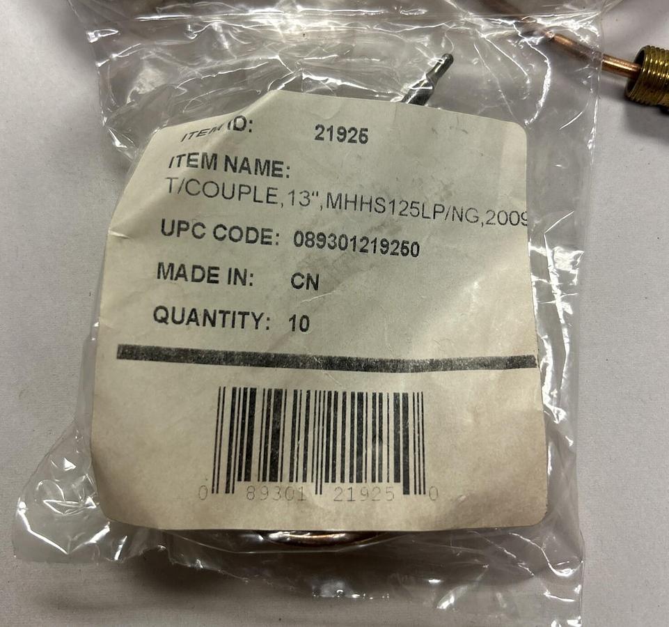 UNBRANDED,21925,THERMOCOUPLE LOT OF 3 NOS