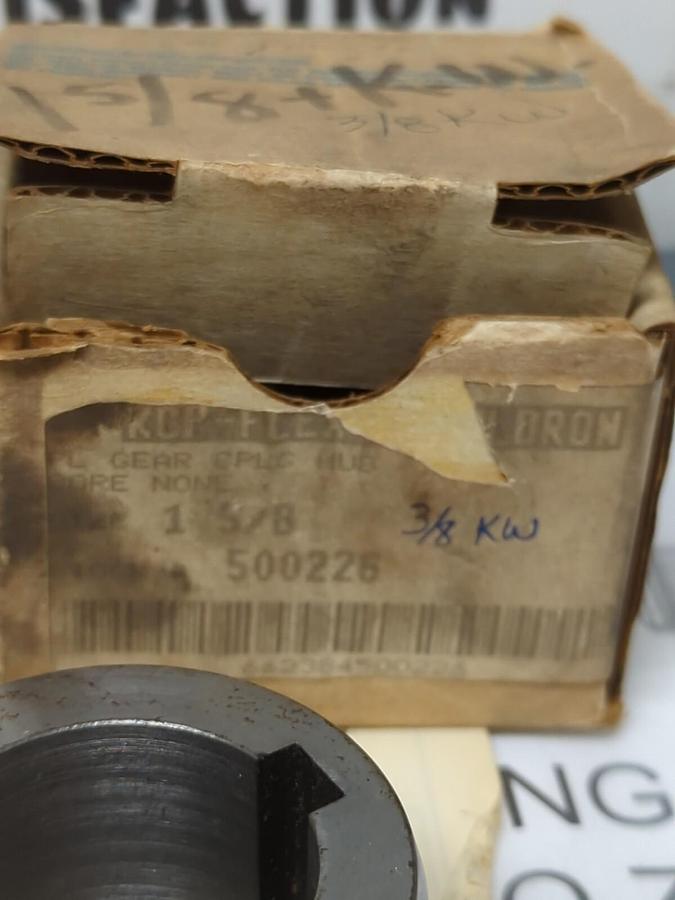 KOP-FLEX,500226 PL,GEAR COUPLING HUB 1-5/8 INCH BORE 3/8 INCH KW NOS