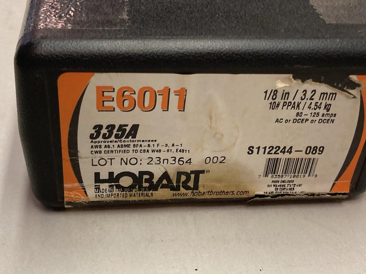 Hobart,E6011,Welding Stick Electrode 335A 80-125A 14 Inch