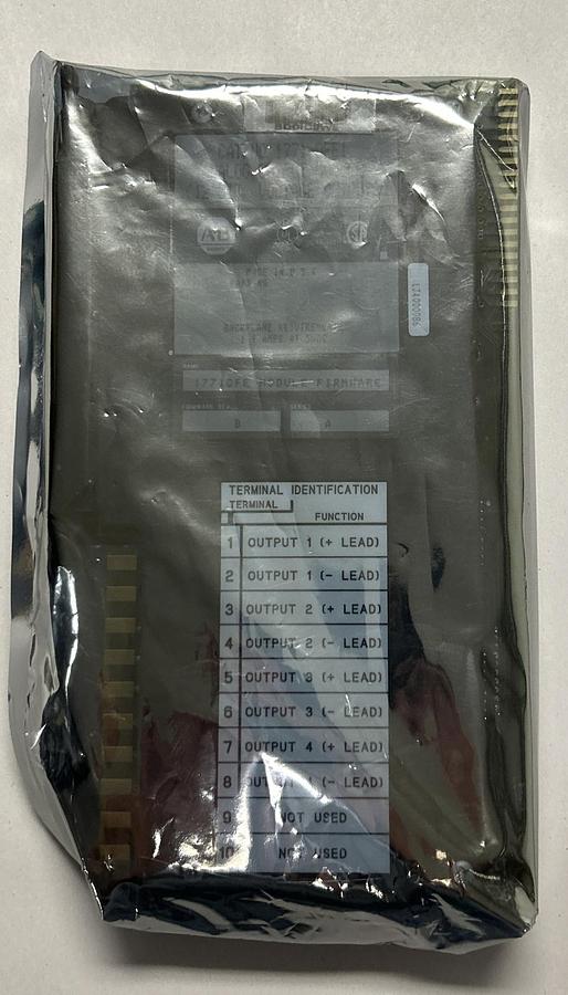 Used ALLEN BRADLEY,1771-OFE1,OUTPUT MODULE REFURBISHED