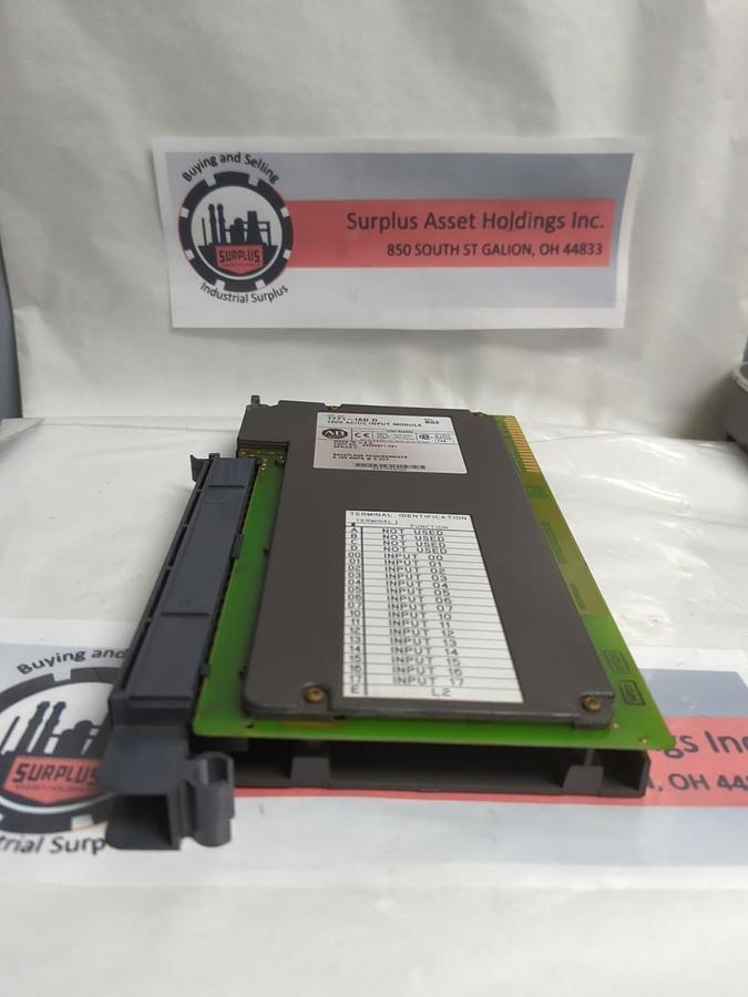 Used ALLEN BRADLEY,1771-IAD D,INPUT MODULE 120V AC/DC PRE-OWNED