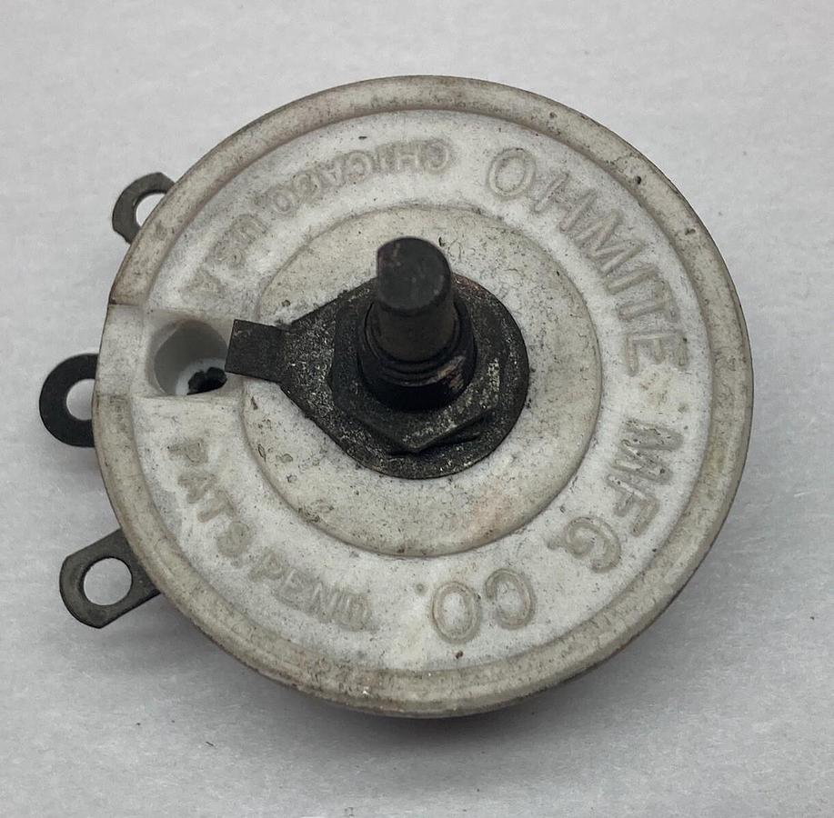 Ohmite,0330,Rheostat 500OHM Series A