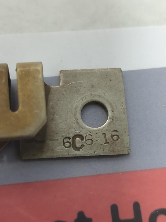 Used WESTINGHOUSE,6-C-616,THERMAL OVERLOAD HEATER RELAY LOT OF 4 USED