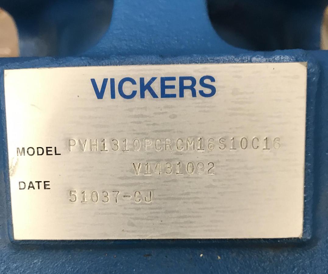Used Vickers,PVH131,Piston Pump Refurbished PVH1310PCRCM16S10C16