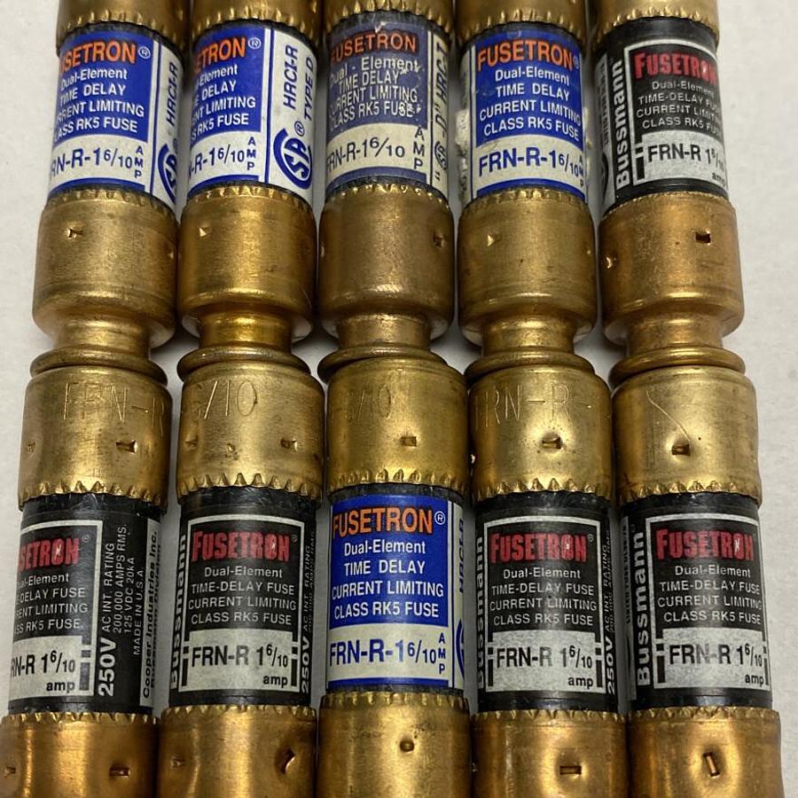 Cooper Bussmann,FRN-R-1-6/10,Fuse Lot of 10